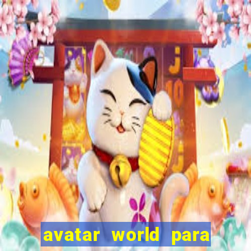 avatar world para colorir e imprimir